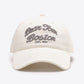 Embroidered Graphic Adjustable Baseball Cap