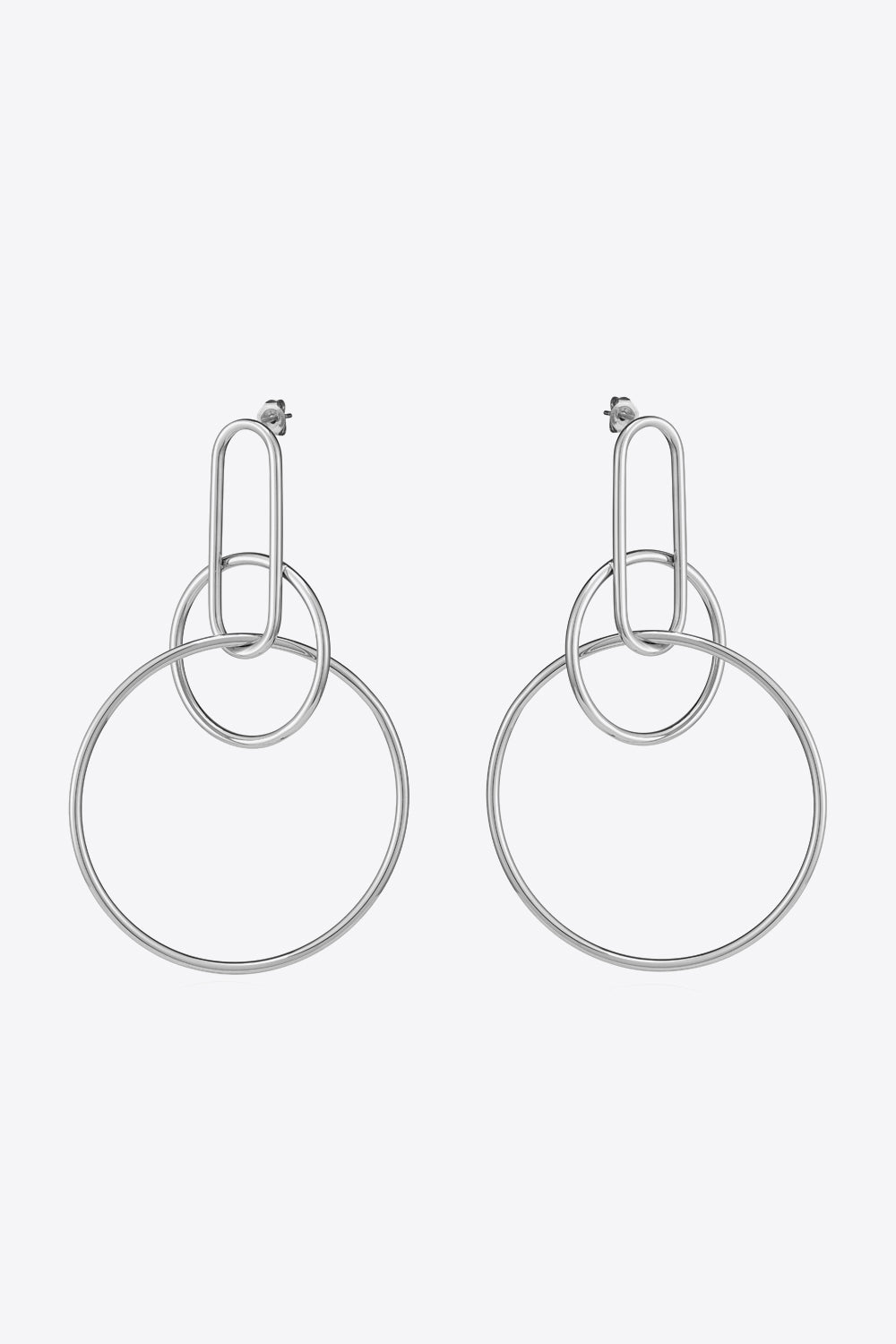 Speak For Yourself Link Hoop Earrings