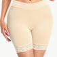 Full Size Lace Trim Lifting Pull-On Shaping Shorts