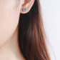 925 Sterling Silver 6-Prong 2 Carat Moissanite Stud Earrings