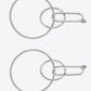Speak For Yourself Link Hoop Earrings