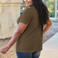 Basic Bae Full Size V-Neck Short Sleeve T-Shirt