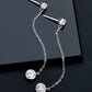 Moissanite Chain Earrings