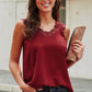 V-Neck Lace Tank Top
