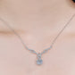 Right On Trend Moissanite Pendant Necklace