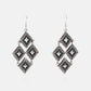 Stainless Steel Geometric Dangle Earrings