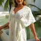 Drawstring Waist Mini Dress