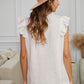 Flutter Sleeve Button Front Shirt
