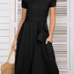Belted Tee Dress With Pockets