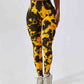 Tie Dye Wide Waistband Active Leggings