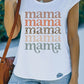 MAMA Graphic Cutout Tee