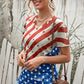 Star and Stripes V-Neck Tee