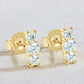 Heartbeat Rhythm 925 Sterling Silver Moissanite Stud Earrings