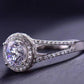 Shiny and Chic 1 Carat Moissanite Ring