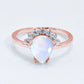 925 Sterling Silver Moonstone Ring