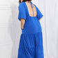 Culture Code Full Size My Muse Flare Sleeve Tiered Maxi Dress
