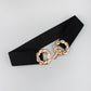 Zinc Alloy Buckle Elastic Belt