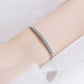 Moissanite Sterling Silver Bracelet