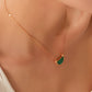 Stainless Steel Semi Circle Pendant Necklace