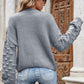 Weekend Style Rib-Knit Dropped Shoulder Sweater