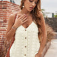 Swiss Dot Buttoned Cami