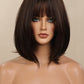 Full-Machine Bobo Synthetic Wigs 9''