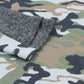 Camouflage Sequin Drawstring Hoodie