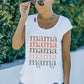 MAMA Graphic Cutout Tee