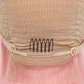 12" 165g Lace Front Wigs Human Hair in Rose Pink 150% Density