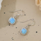 Opal Square Drop Earrings