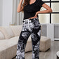 Full Size V-Neck Top and Floral Pants Lounge Set