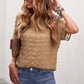 Swiss Dot Round Neck Blouse