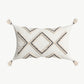 Geometric Embroidered Decorative Throw Pillow Case