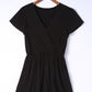 Flutter Sleeve Surplice Romper