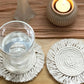 11.8" Macrame Round Cup Mat