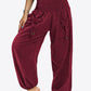 Smocked Long Joggers with Pockets