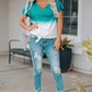 Ombre Color Block Shirt