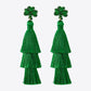 Shamrock Earrings with Tassel