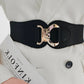 Alloy Buckle Elastic Belt