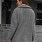 Zip-Up Collared Teddy Jacket