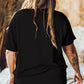 Round Neck Short Sleeve Top with Pockets