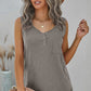 Quarter-Snap Scoop Neck Tank