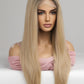 13*2" Lace Front Wigs Synthetic Long Straight 24'' 150% Density