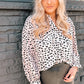 Printed Long Puff Sleeve Shirt