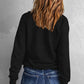 Quilted Half-Zip Sweatshirt with Pocket