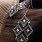 Stainless Steel Geometric Dangle Earrings