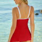 Ladder Detail Slit Swim Dress