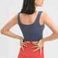 Zipper Front Sport Tank Top