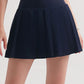 Pleated Elastic Waistband Sports Skirt