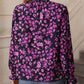 Floral Smocked Frill Neck Blouse